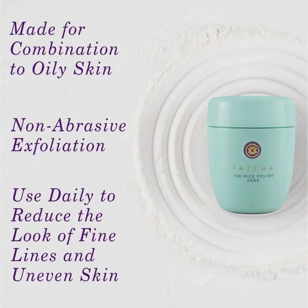 Tatcha The Rice Polish: Deep 2 oz NIB MSRP $69
